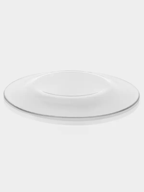 Тарелка Paşabah&ccedil;e Invitation, d=19.5 см, стекло, прозрачная