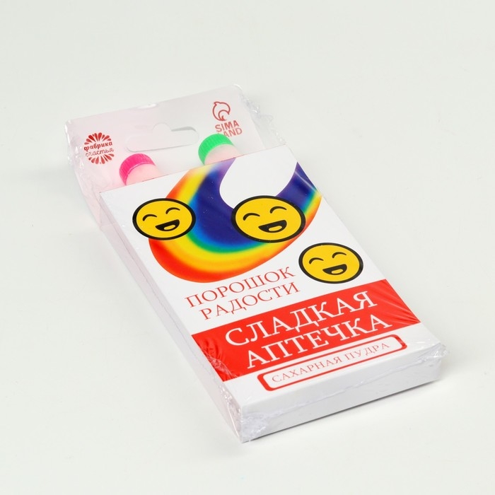 Сахарная пудра «Порошок радости» на подложке, 2 шт. Сахарная пудра «Порошок радости» на подложке, 2 шт.