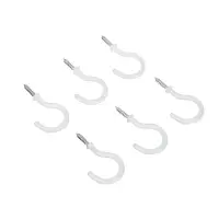 Крючки-саморезы завинчивающиеся тм VETTA, 55мм, 6шт