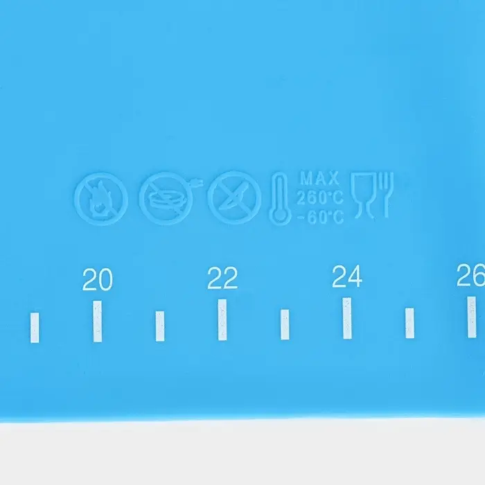 Коврик для выпечки и раскатки теста с разметкой Доляна &laquo;Эрме&raquo;, силикон, 64.5&times;45 см, МИКС