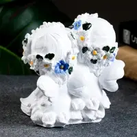 Фигурка гипс &laquo;Два ангела с книгой&raquo;, 12&times;12 см