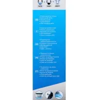 Машинка для стрижки LTRI-14, 4 насадки, 1,5/2/3/4 мм, USB, голубая