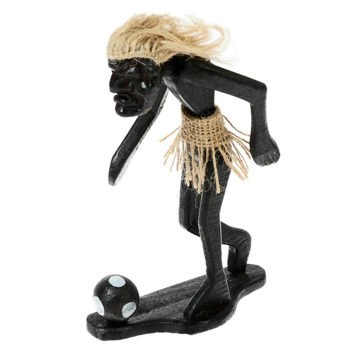 Сувенир «Абориген-футболист», 8×12×21 см, дерево Сувенир «Абориген-футболист», 8×12×21 см, дерево