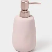 Набор для ванной SAVANNA Soft, 2 предмета, мыльница, стакан, розовый