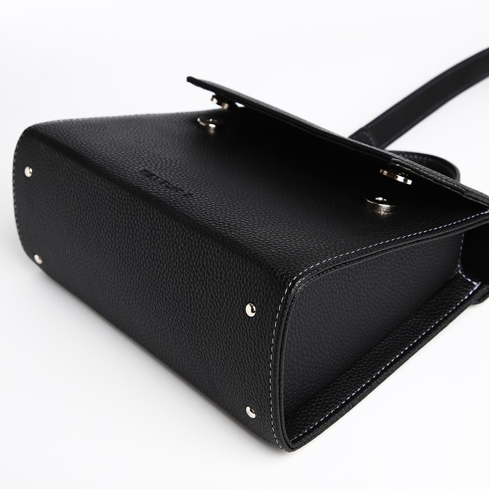 Сумка женская TEXTURA, мессенджер, средний размер, цвет чёрный Сумка женская TEXTURA, мессенджер, средний размер, цвет чёрный