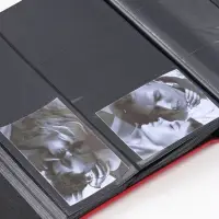 Фотоальбом на 600 фото 10&times;15 &laquo;Кожа питона&raquo;, кожзам, пыльно-красный