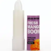 Бальзам для губ питание и увлажнение, с ароматом манго, PICO MICO, 3.5 г