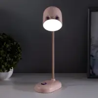 Лампа настольная RISALUX &laquo;Мими&raquo;, светодиодная, 3 Вт, диммер, USB, розовая, 8&times;12.5&times;32 см