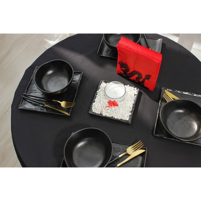 Салфетница Magistro «Дракон», 14×4×9 см, цвет чёрный Салфетница Magistro «Дракон», 14×4×9 см, цвет чёрный