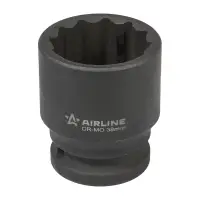 Головка ударная торцевая 3/4"DR двенадцатигранная 38мм, L=56мм