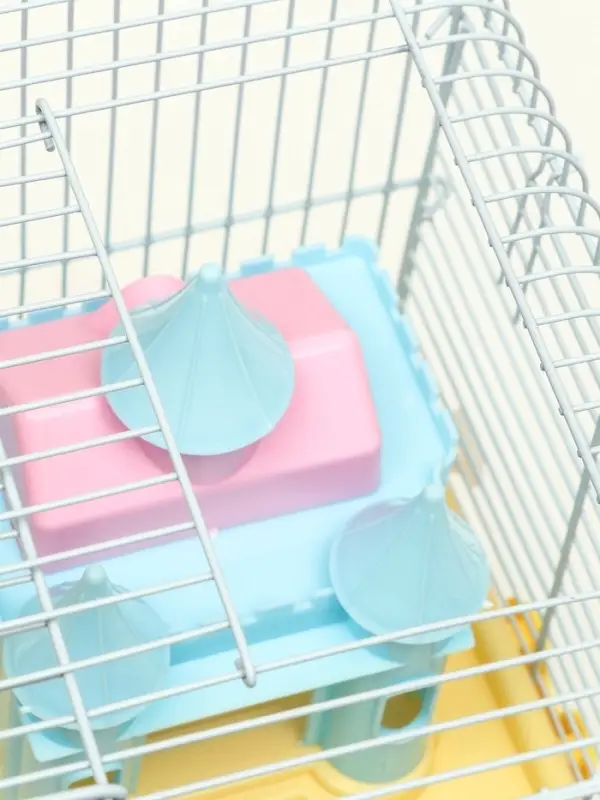 Клетка для грызунов &laquo;Пижон&raquo;, 27&times;21&times;31 см, укомплектованная, с замком, жёлтая