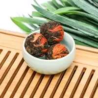 Китайский связанный зеленый чай, 50 г, лилия