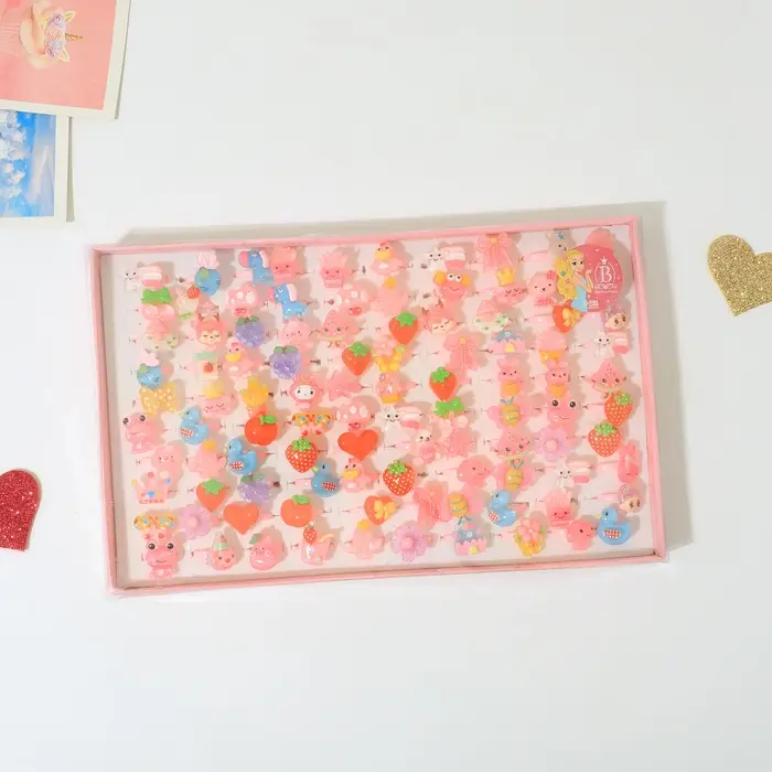 Кольцо «Выбражулька» детский мир, форма МИКС, МИКС, безразмерное Кольцо «Выбражулька» детский мир, форма МИКС, МИКС, безразмерное