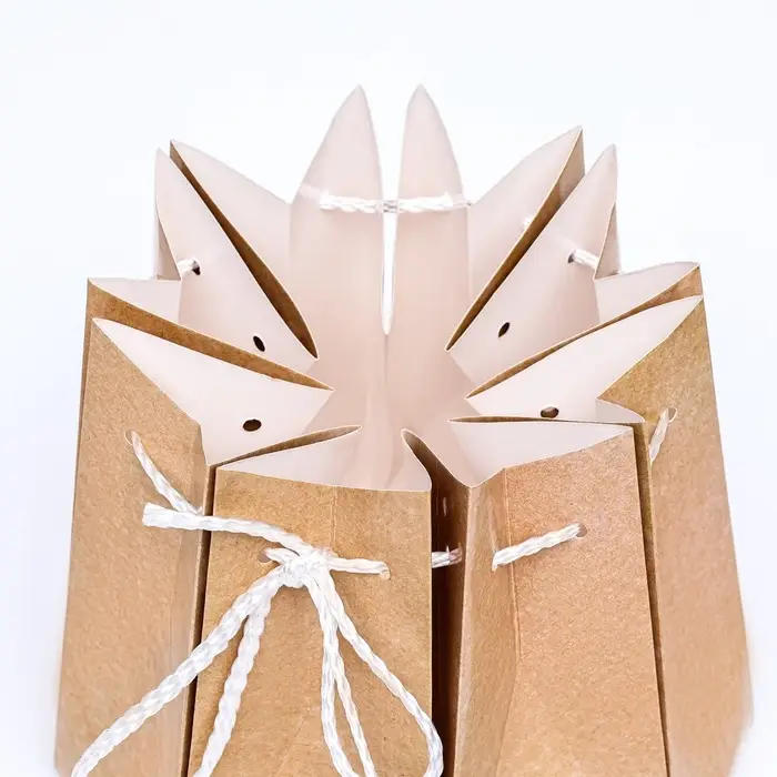 Аквабокс для цветов, 18&times;18 см, крафт