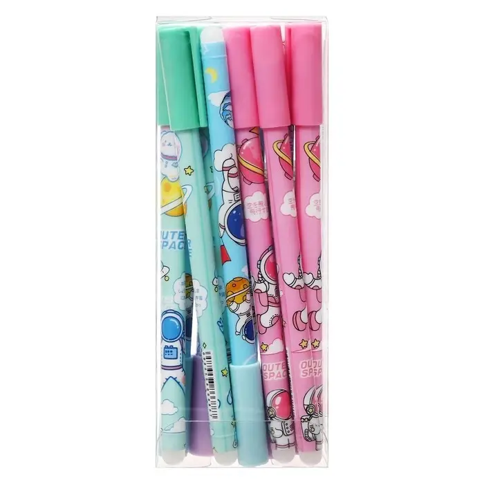 Вечный карандаш чернографитный Calligrata &laquo;Космос&raquo;, НВ, корпус с рисунком, МИКС