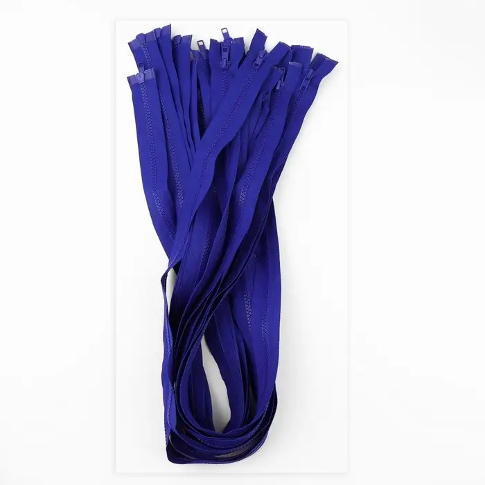 Молния «Трактор», №5, разъёмная, 2 замка, замки автомат, 90 см, синяя