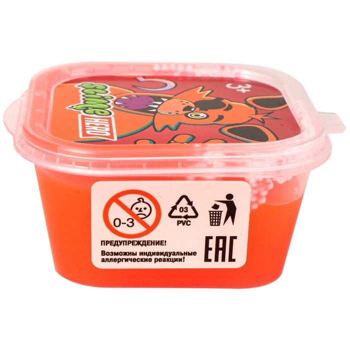 Слайм «Slime HERO. Роботы. Лис», красный, 60 г