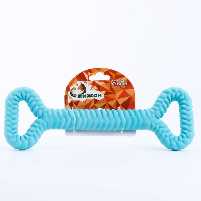 Игрушка для собак Игрушка для собак "Большая кость", TPR, массажная,32 х 11, голубая