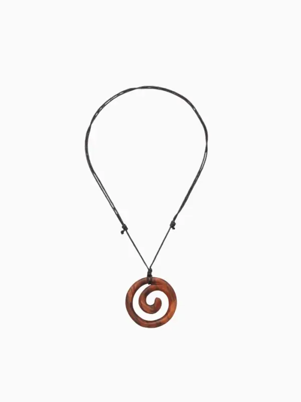Кулон &laquo;Спираль&raquo;, дерево соно