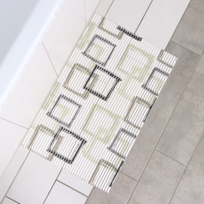 Коврик для дома Доляна «Эбби», 40×65 см, цвет бежевый Коврик для дома Доляна «Эбби», 40×65 см, цвет бежевый