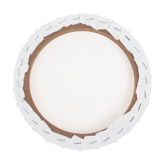 Холст на подрамнике круглый d-20 см, хлопок 100%, грунт акриловый, 1,5*20 см, мелкозернистый, 280г/м² Холст на подрамнике круглый d-20 см, хлопок 100%, грунт акриловый, 1,5*20 см, мелкозернистый, 280г/м²