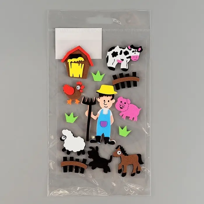 Набор наклеек из EVA &laquo;Ферма&raquo;, 13 шт.