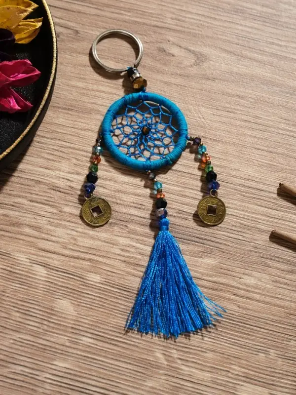 Брелок &laquo;Ловец снов&raquo;, 4&times;15 см, синий