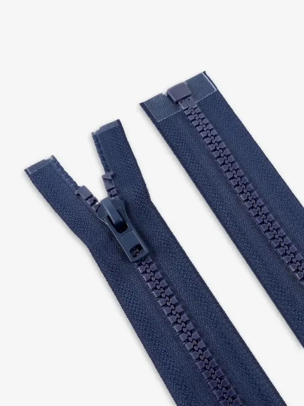 Молния &laquo;Трактор&raquo;, №8, разъёмная, замок автомат, 100 см, тёмно-синяя