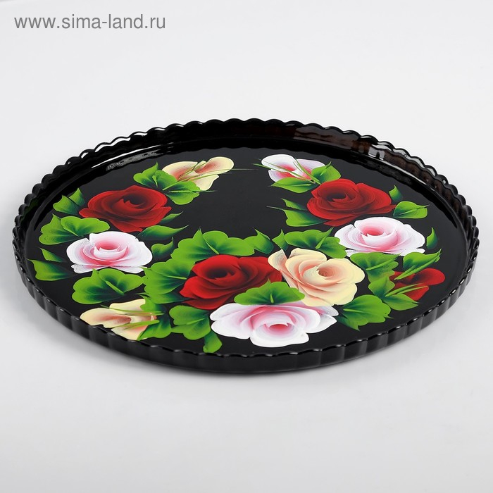 Поднос Поднос "Жостово" художественная роспись 28 см