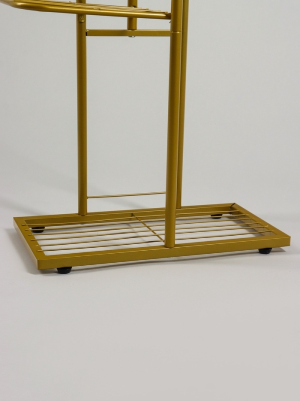 Подставка для цветов Greengo, 4 полки, 43 × 22 × 82 см, напольная, металл, цвет золотой Подставка для цветов Greengo, 4 полки, 43 × 22 × 82 см, напольная, металл, цвет золотой