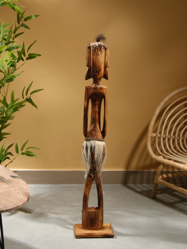 Сувенир интерьерный Сувенир интерьерный "Абориген" 19х14х100 см, дерево, цв. коричневый