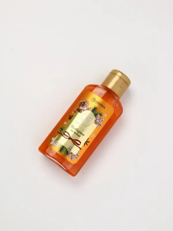 Гель для душа новогодний, аромат: имбирное печенье, 100 мл, Ural Lab