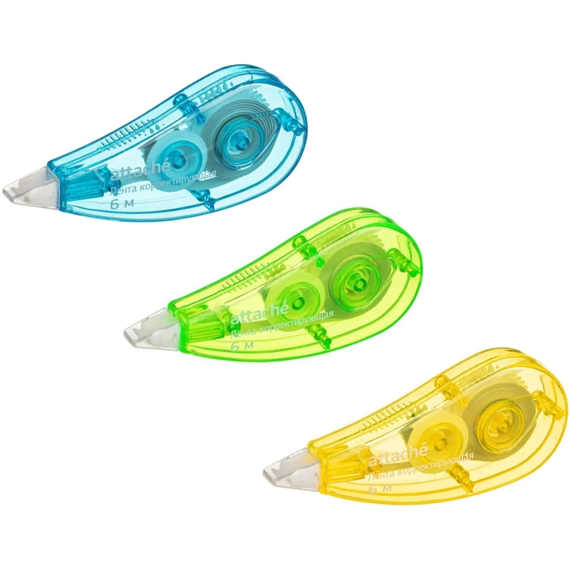 Корректирующая лента 5ммх6м, цвет ассорти, AN