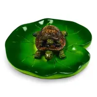 Садовая фигура из полистоуна &laquo;Черепашки&raquo;, 10&times;11&times;6 см, плавающая