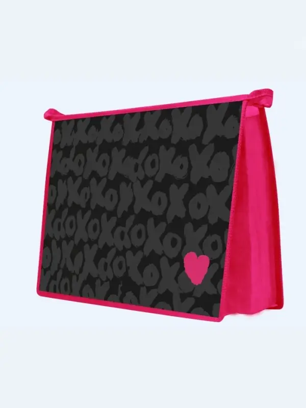 Папка д/тетрадей А4 молния сверху лам. картон "Xoxo love"