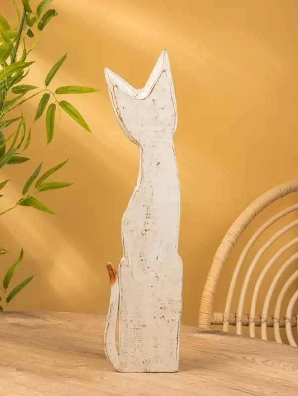 Сувенир &laquo;Кошка&raquo;, 60&times;14&times;6 см, дерево, МИКС