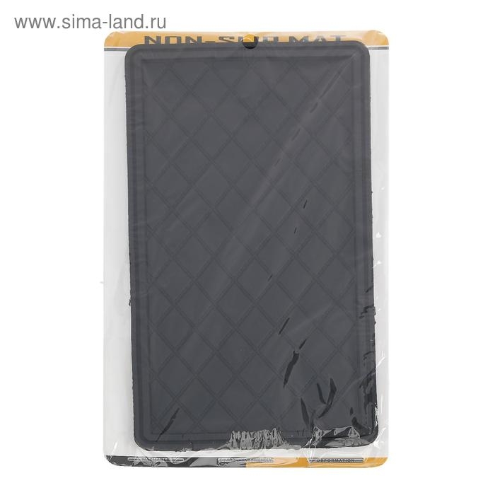 Коврик противоскользящий 20×13 см с бортом, черный Коврик противоскользящий 20×13 см с бортом, черный