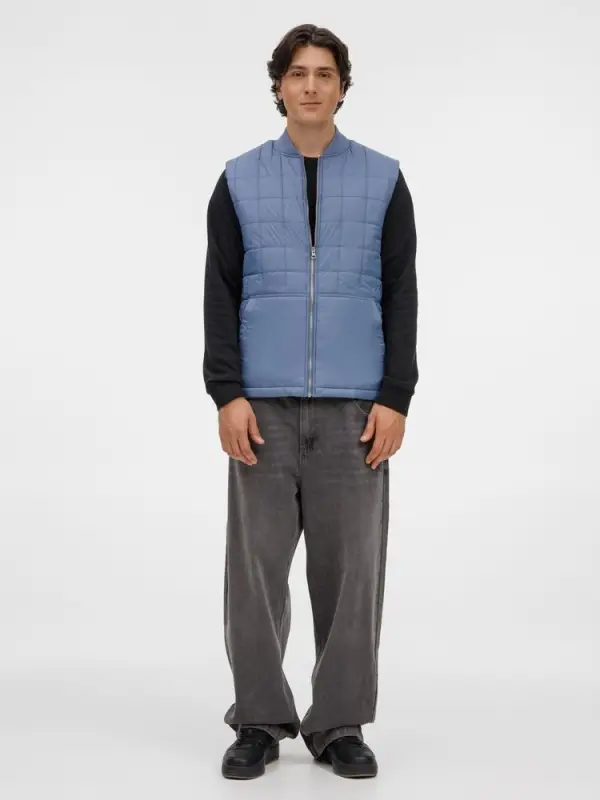 Жилет унисекс Warmbridge, синий (джинс), размер XS