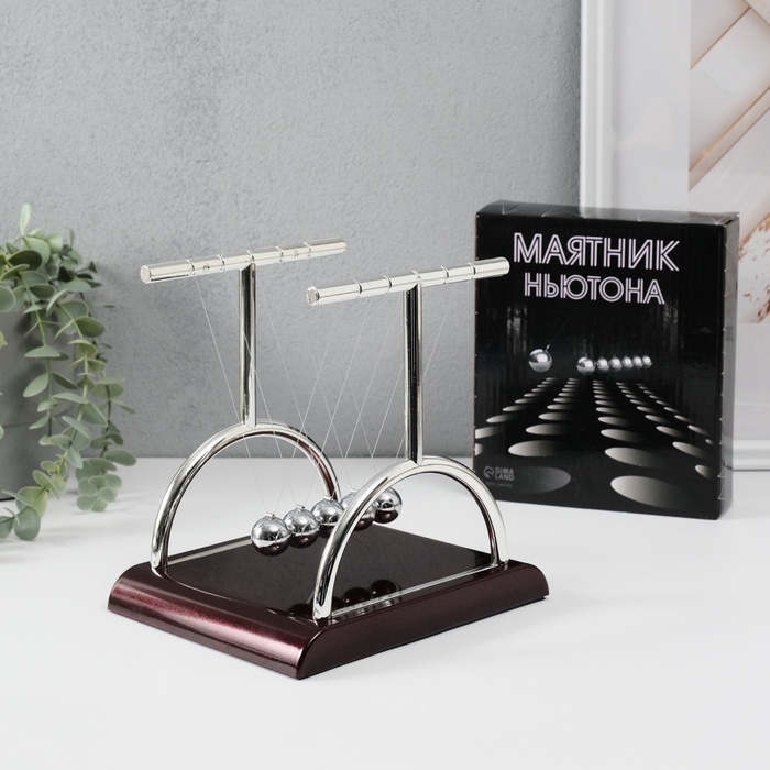 Маятник Маятник "Шары техно" квадрат столбик 18 x 17 x 15 см