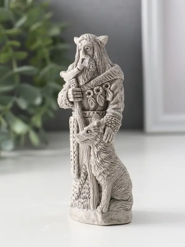 Фигурка славянский бог &laquo;Велес&raquo;, 11&times;5&times;4 см, серая