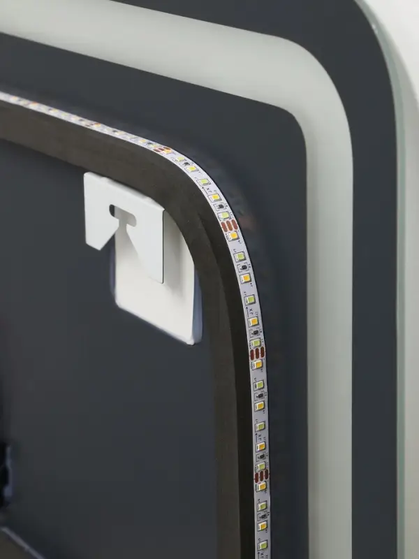 Зеркало с подсветкой 40х60 см, сенсорная кнопка Зеркало с подсветкой 40х60 см, сенсорная кнопка