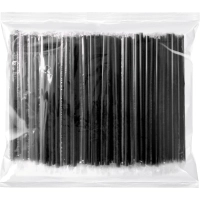 Трубочка для напитков 240мм РР&nbsp; d-10мм черная, инд уп. 250 шт/уп
