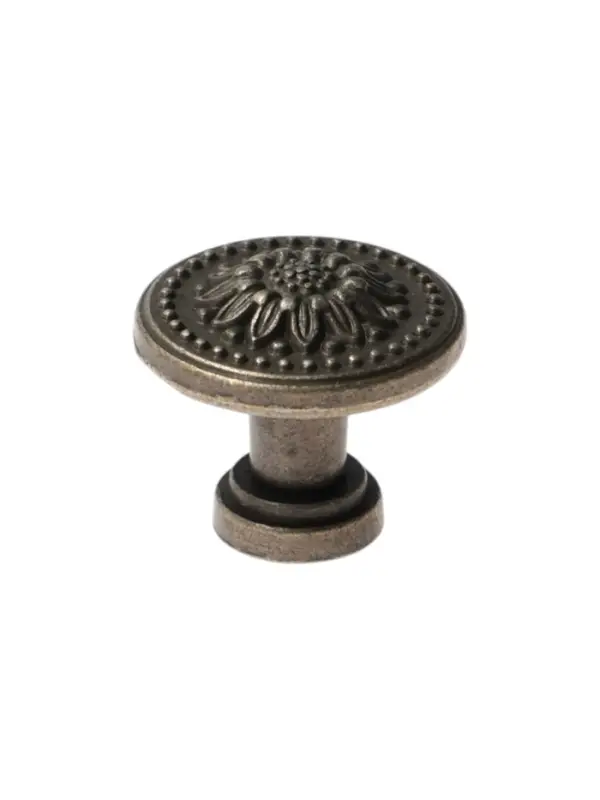 Ручка-кнопка ТУНДРА VINTAGE 011, цвет бронза