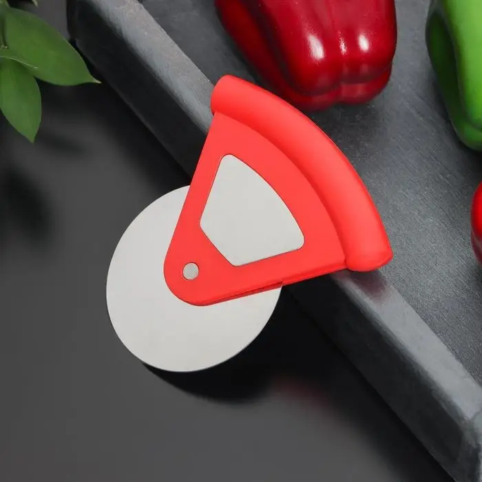 Нож для пиццы и теста «Бегунок», d=7,5 см, нержавеющая сталь, цвет МИКС Нож для пиццы и теста «Бегунок», d=7,5 см, нержавеющая сталь, цвет МИКС