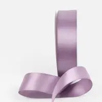 Лента атласная TEIRA, двухсторонняя, 25 мм, 25&plusmn;1 м, сиреневая №0434