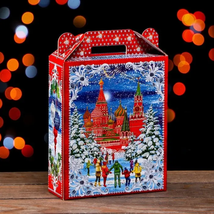 Подарочная коробка Подарочная коробка "Кремль" 16,8 х 7 х 25 см