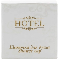 Шапочка для душа HOTEL,картон,250шт.