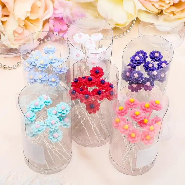 Шпилька для волос «Цветик», василёк, 1.2 см, МИКС Шпилька для волос «Цветик», василёк, 1.2 см, МИКС