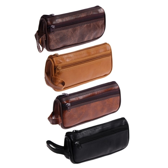 Пенал школьный на молнии, кожзам, 2 отделения, МИКС Пенал школьный на молнии, кожзам, 2 отделения, МИКС