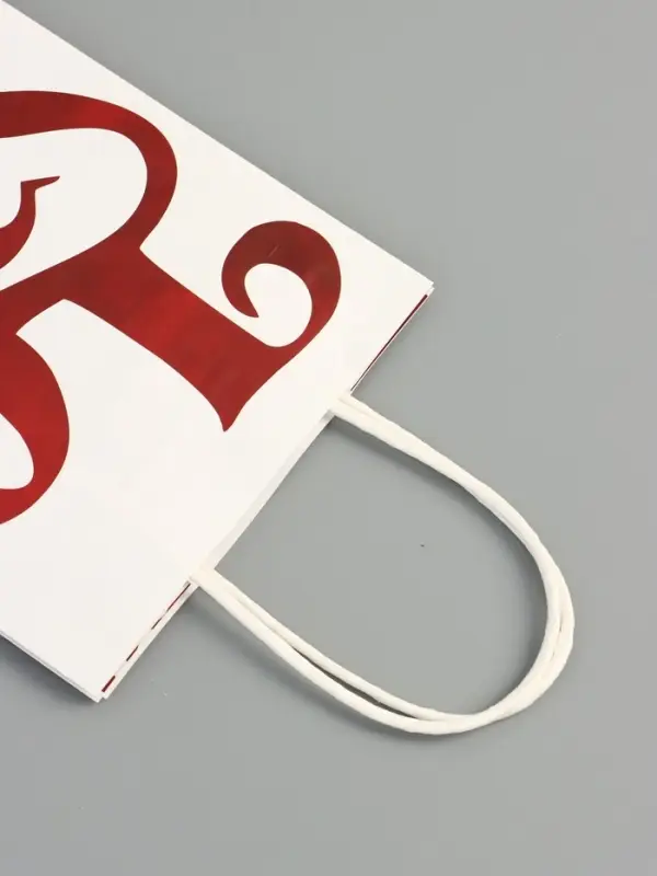 Пакет подарочный крафт Love 15×8×21 см